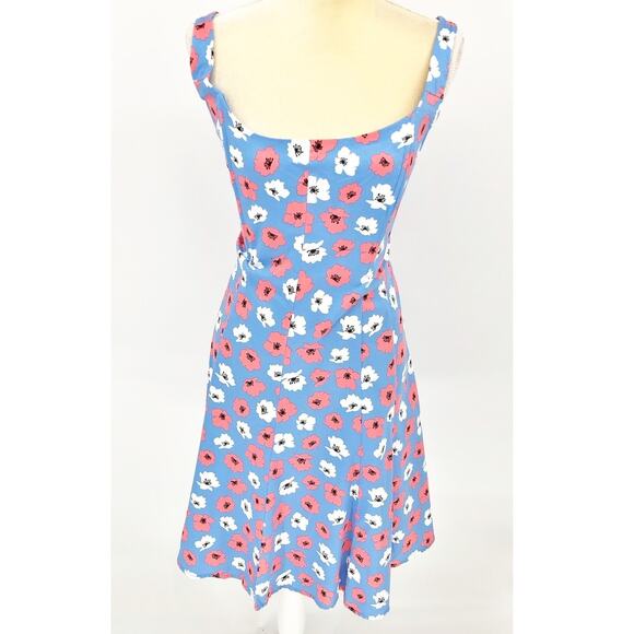 ANNE KLEIN Women's Aster A-Line Dress 16 Blue Lily Combo Sleeveless Lined NWT - Picture 6 of 11